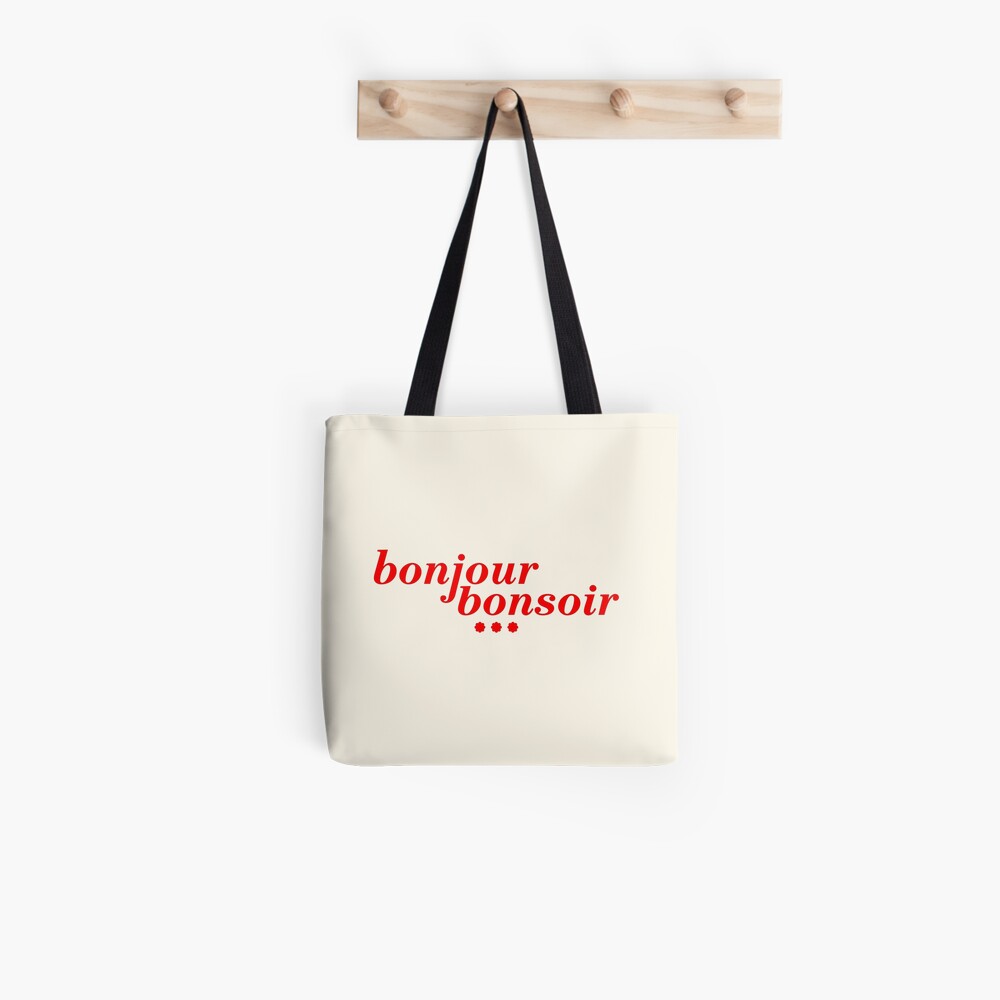 Merci French Word Thank You Pink Typography Cute Tote Bag