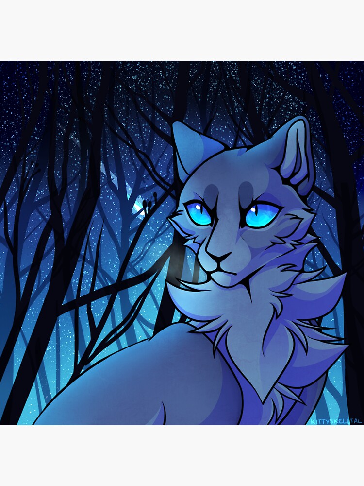 warrior cats Bluestar with moth