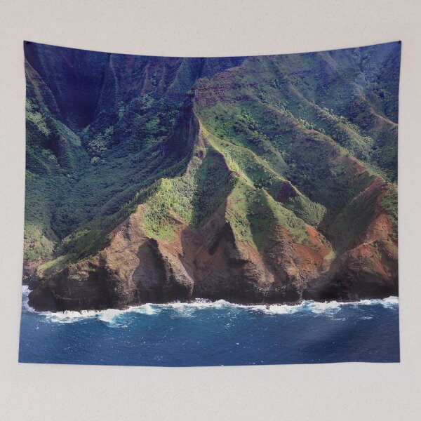 Item preview, Moutain Fingers Grab the Na Pali Coast on Kauai designed and sold by Wernher Krutein.