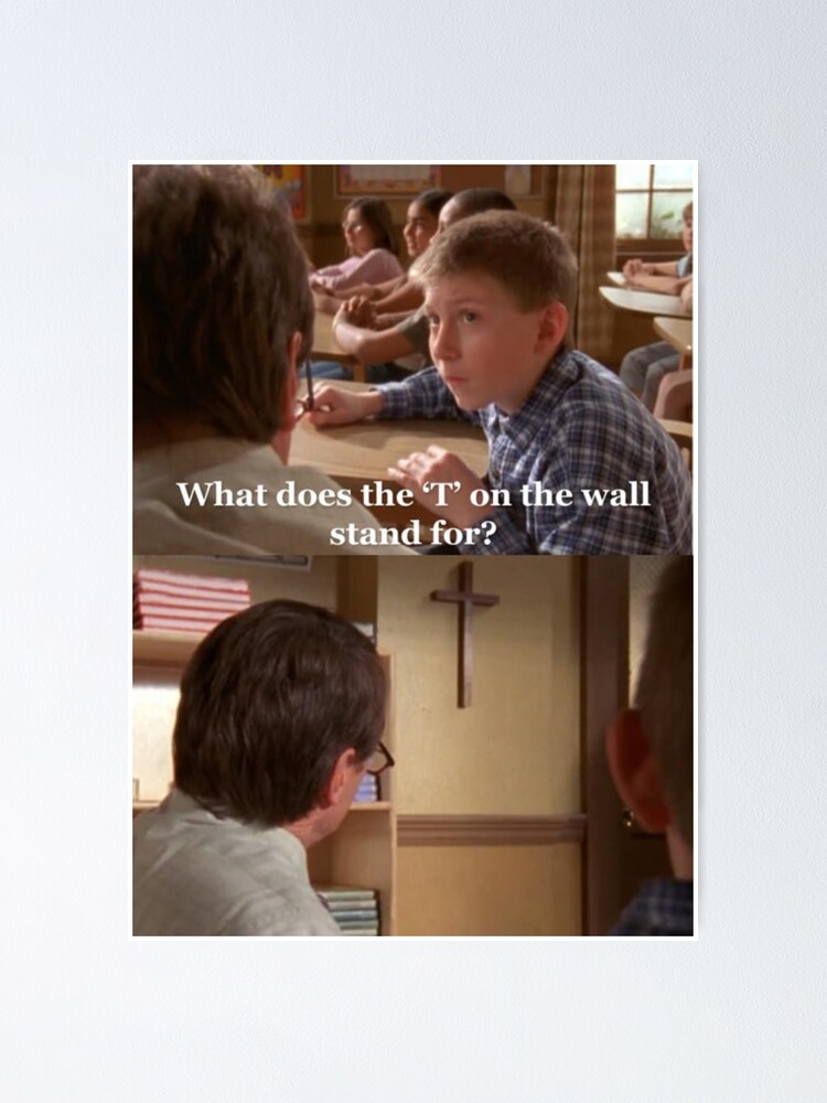 "Malcolm in the Middle Dewey Hal T On The Wall Parody Funny Meme