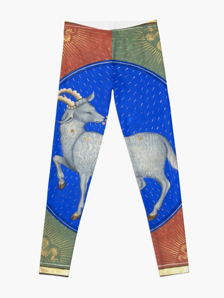 Zodiac sign: Aries from the Book of Hours circa 1470-1480 Leggings for  Sale by ebrawne