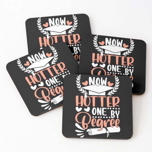 Item preview, Now Hotter By One Degree Humorous Graduation Woman Gift Shirt designed and sold by jvtee.