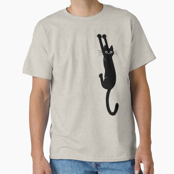 Item preview, Black Cat Holding On designed and sold by Jenn Inashvili.
