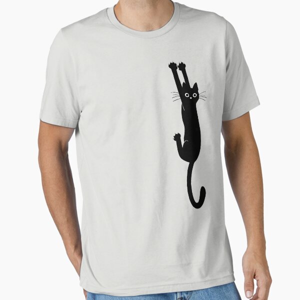 Item preview, Black Cat Holding On designed and sold by Jenn Inashvili.