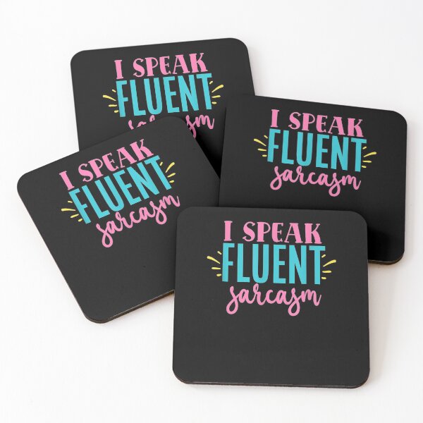 Item preview, I Speak Fluent Sarcasm Funny Sarcastic Gift designed and sold by ninapfvu.