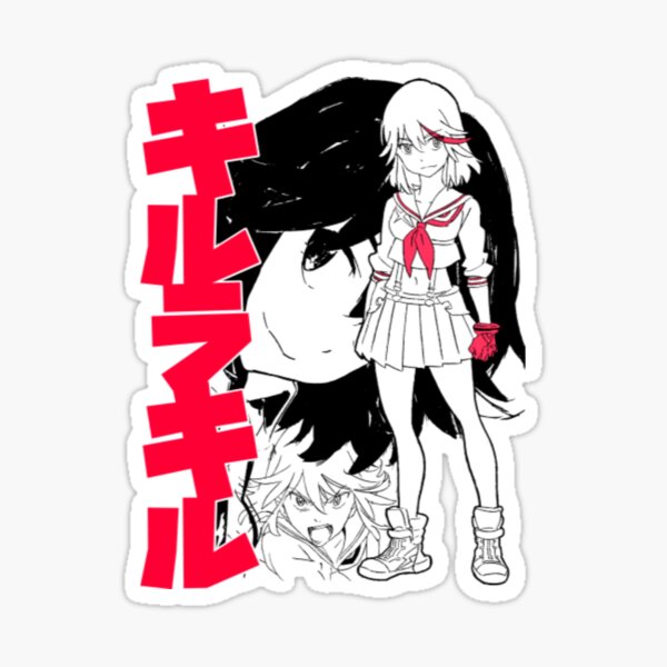 Kill La Kill T ShirtRyu Ko black