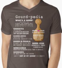 Gourd-pedia What's a Gourd (white letters) Men's V-Neck T-Shirt