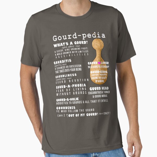 Item preview, Gourd-pedia What's a Gourd (white letters) designed and sold by Subwaysign.