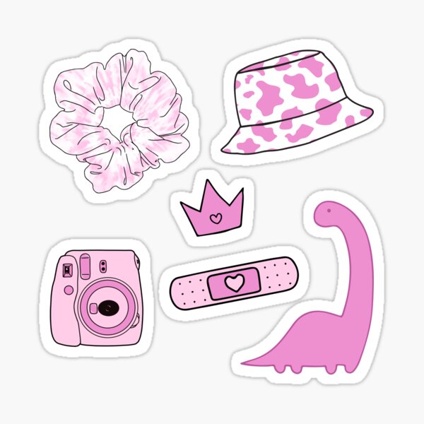funny cute pinky sticker pink stuff  Sticker for Sale by Lii-Sun