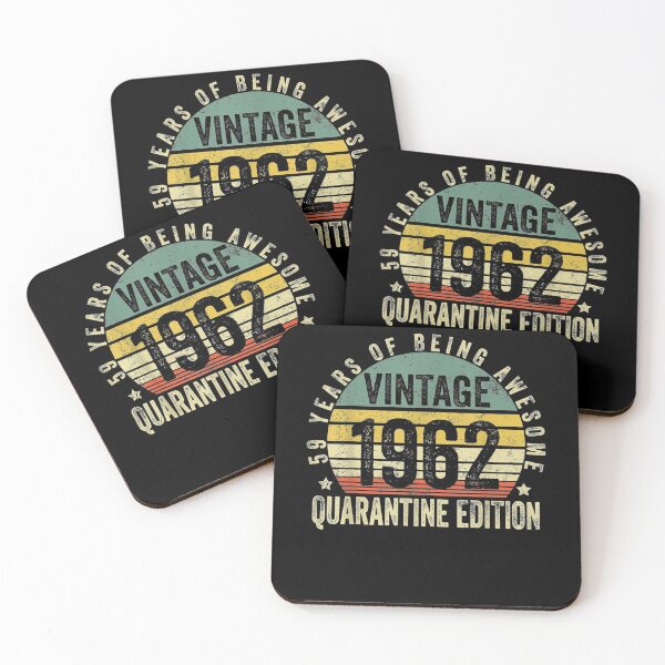 Item preview, 59th Birthday Retro Limited Edition 1962 Quarantine Birthday designed and sold by ninapfvu.