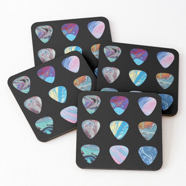 Item preview, Guitar Picks Abstract designed and sold by nightsworthy.