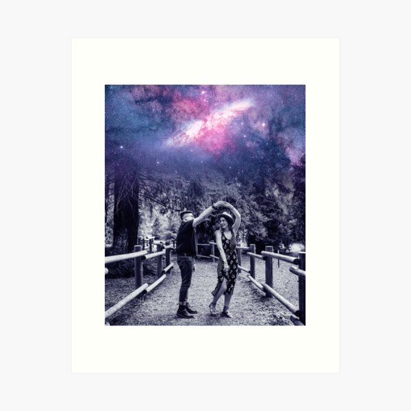 Item preview, Dancing under the stars Art Print designed and sold by Graphics Adora.
