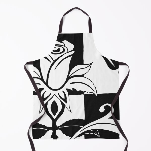 Artikelvorschau, Schwarz-Weiß-zeitgenössisches Rosendesign entworfen und verkauft von CJAura by Claire Jane Johnson.