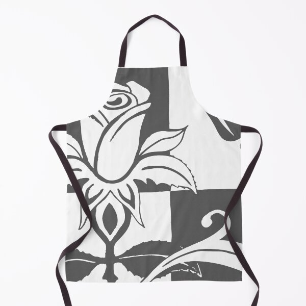 Artikelvorschau, Graues und weißes zeitgenössisches Rosendesign entworfen und verkauft von CJAura by Claire Jane Johnson.