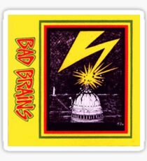 Brains Capitol Lightning Sticker