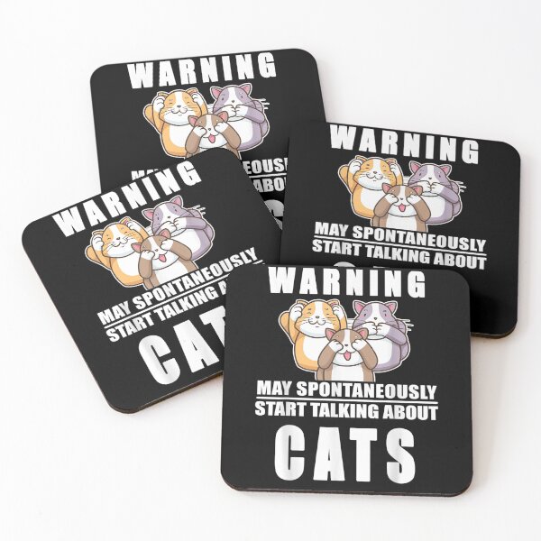 Item preview, Warning May Spontaneous Start Talking About Cats designed and sold by lolahomya.