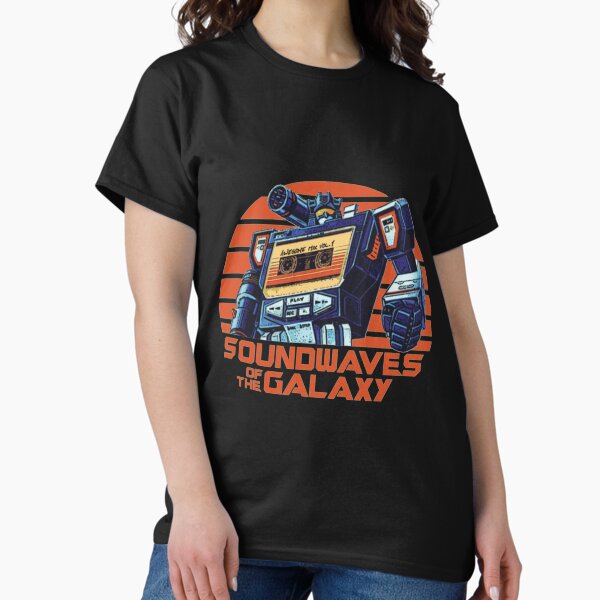 Artikel-Vorschau von Transformers T-ShirtSchallwellen der Galaxie, designt und verkauft von AnderCurade.