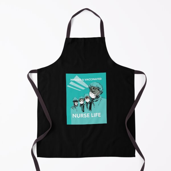 Item preview, Masked & Vaccinated - Nurse Life designed and sold by greenchimp.