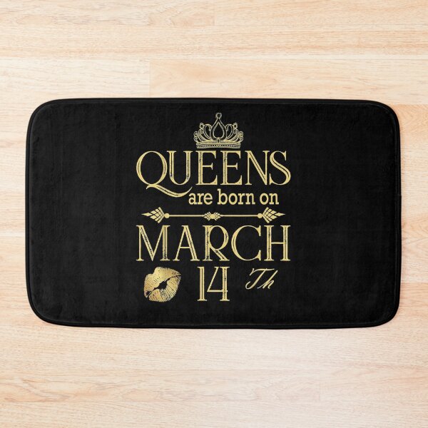 Item preview, Funny Queens Are Born On March 14th Birthday Women Girl Gift designed and sold by lolahomya.