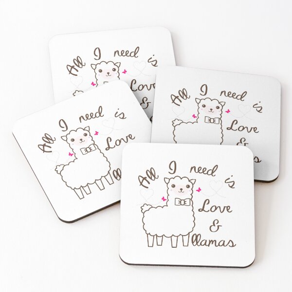Item preview, All I need is love and llamas designed and sold by beefrancky.
