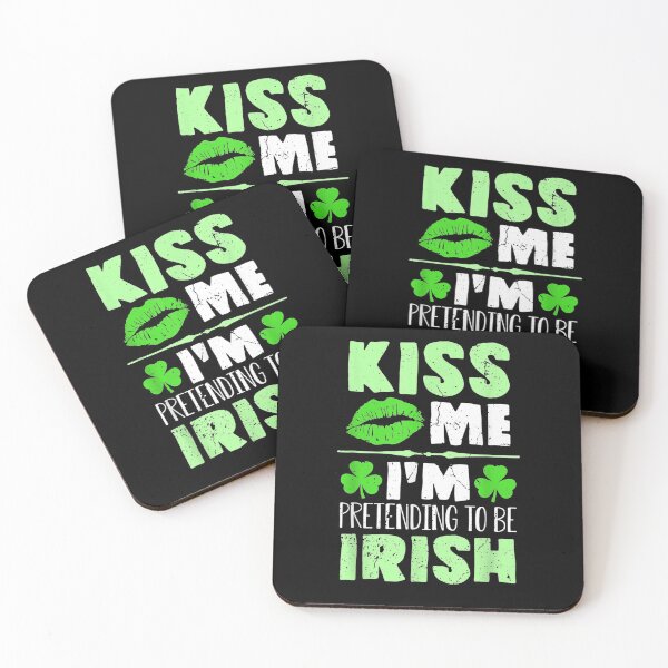 Item preview, Kiss Me I Am Pretending To Be Irish Funny St Patricks Day designed and sold by lolahomya.