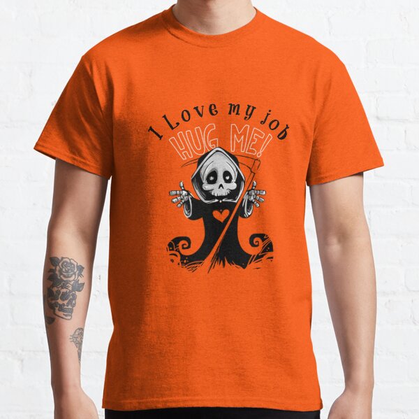 GRIM REAPER MENS T SHIRT TRICK TREAT PARTY rock music heavy metal FANCY DRESS