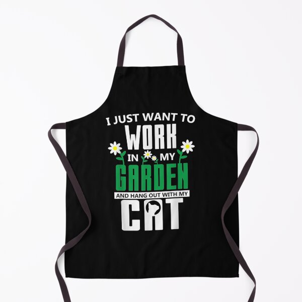 Item preview, Funny I Just Want To Work In My Garden And Take Care Of Cats designed and sold by lolahomya.