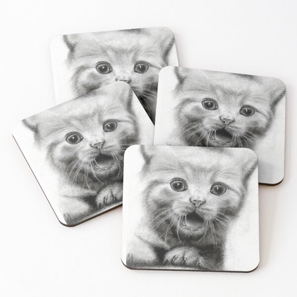 Item preview, Hand Drawn Realistic Cat designed and sold by 2kteddyArt.