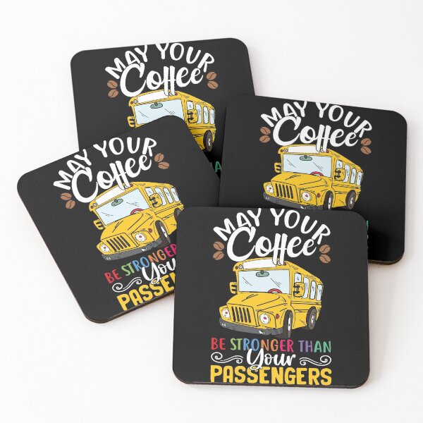 Item preview, Strong Coffee Funny School Bus Driver Gift School Bus Shirt designed and sold by jvtee.