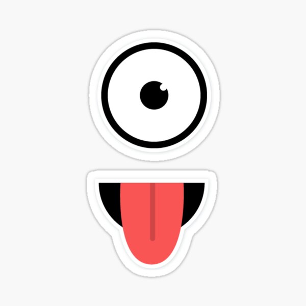 Sticker Smiley Tongue Out Emojis Redbubble
