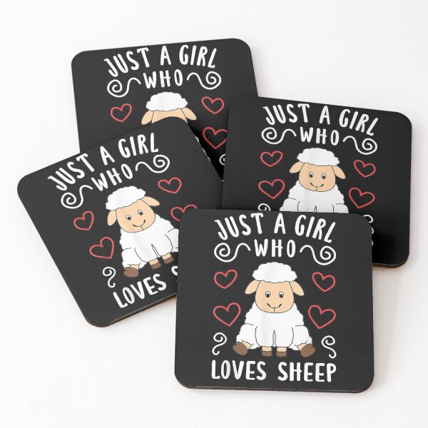 Item preview, Just A Girl Who Loves Sheep designed and sold by ninapfvu.