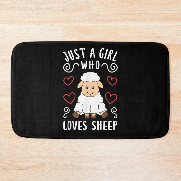 Item preview, Just A Girl Who Loves Sheep designed and sold by ninapfvu.