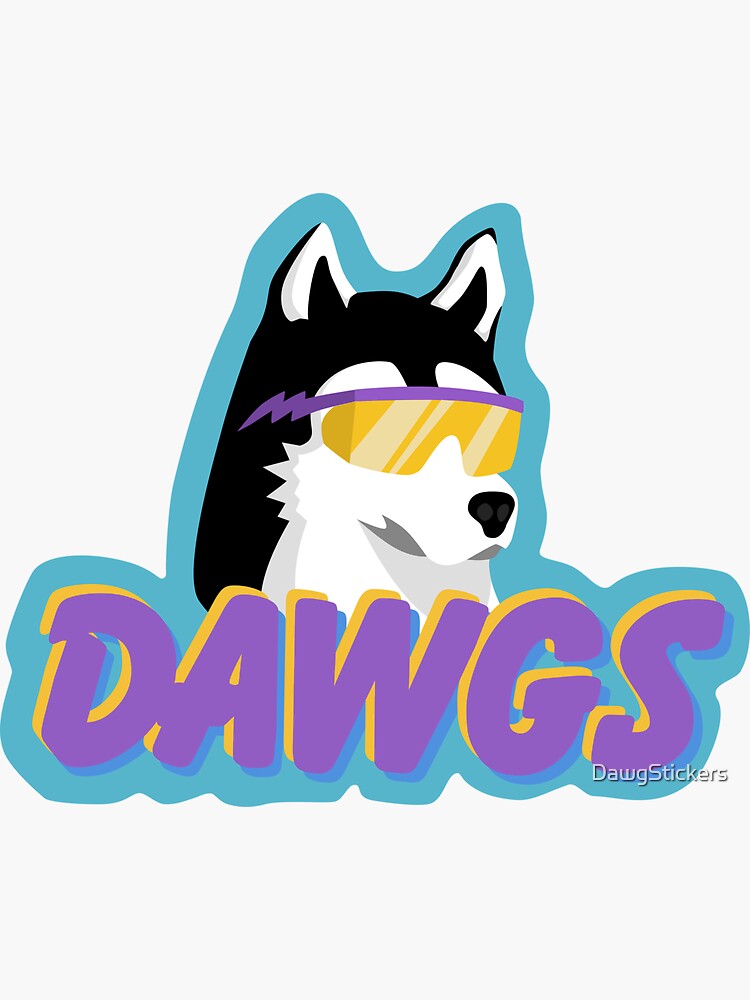 "Dawgs (Original)" Sticker by DawgStickers Redbubble