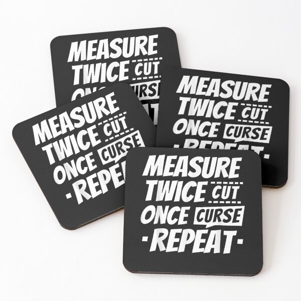 Item preview, Funny Sewing Saying I Measure Cut Repeat designed and sold by ninapfvu.