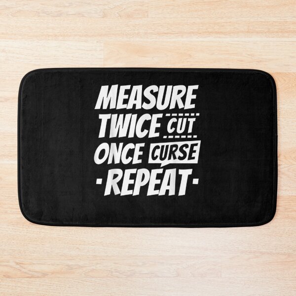 Item preview, Funny Sewing Saying I Measure Cut Repeat designed and sold by ninapfvu.