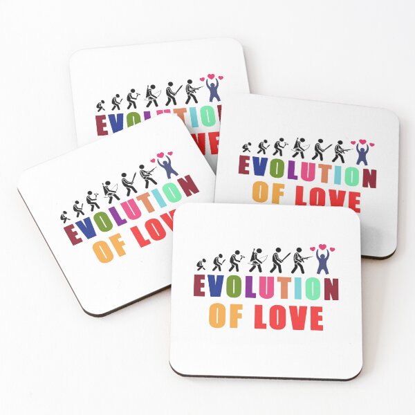 Item preview, Evolution of Love, funny gift idea, fun, love designed and sold by ThommyBLN.