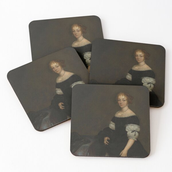 Item preview, Aletta Pancras (1649-1707) Wife of François de Vicq, Gerard ter Borch (II), 1670 designed and sold by Dutch Masterpieces.