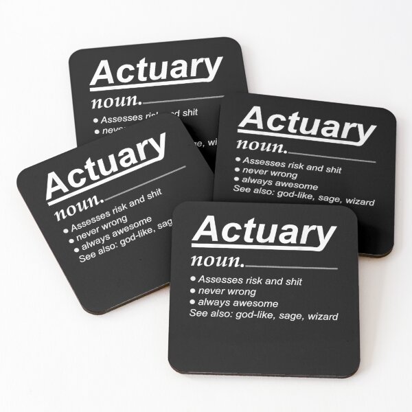 Item preview, Actuary Funny Noun Definition designed and sold by lolahomya.