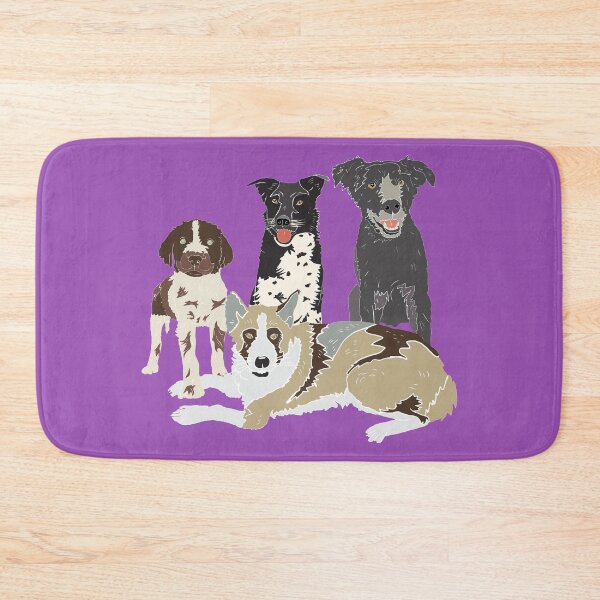 Item preview, The Dog Squad 2- your favorite best friends- purple designed and sold by NickiPost.