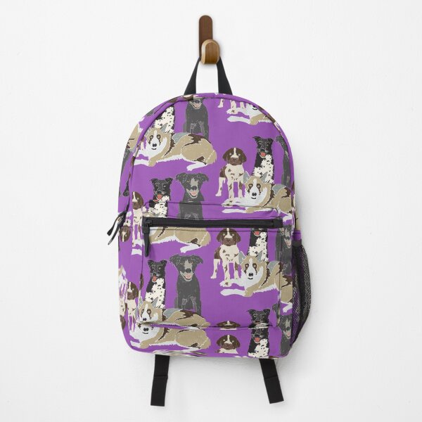 Item preview, The Dog Squad 2- your favorite best friends- purple designed and sold by NickiPost.