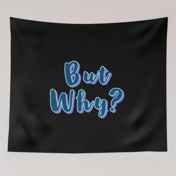 Item preview, but why, aesthetic, blue designed and sold by Happy  Soul Store.