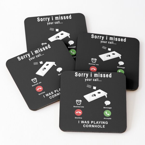 Item preview, Funny Sorry I Missed Your Call I Was Playing Cornhole designed and sold by ninapfvu.