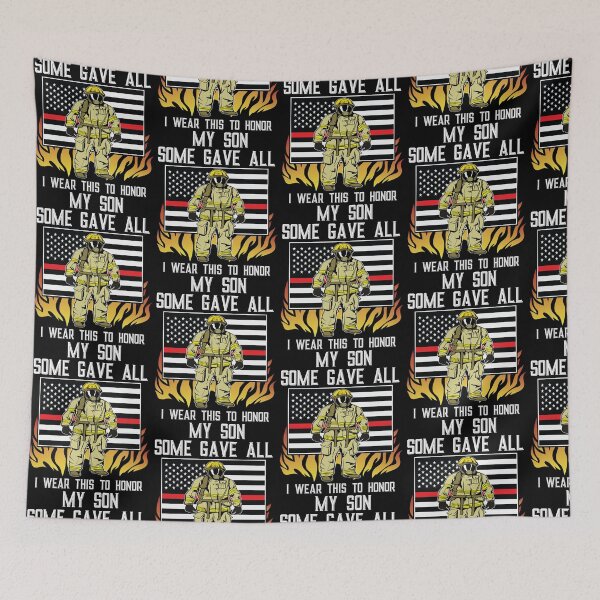 Item preview, Thin Red Line Firefighter Son Design design gift idea designed and sold by BRtisticDesigns.