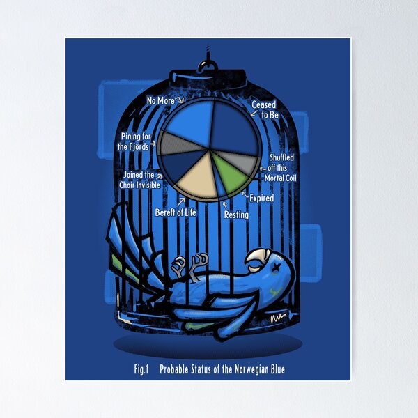 A Dead Parrot By Any Other Name Poster
