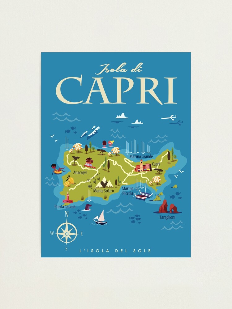  Capri Print, Capri Wall Art, Capri Poster, Capri Photo, Capri  Poster Print, Capri Wall Decor, Naples, Campania, Italy: Posters & Prints
