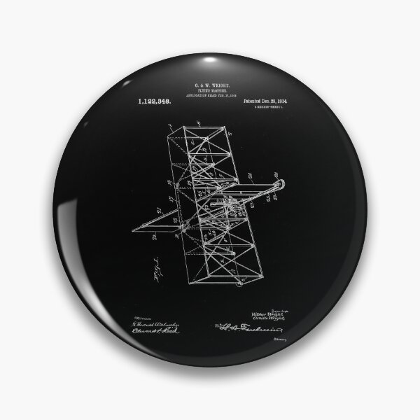 Item preview, Flying Machine - Technical Blueprint Drawing of a Patent Submission by Orville and Wilbur Wright (the Wright brothers) filed on Feb 17, 1908. designed and sold by Rhu Creations.