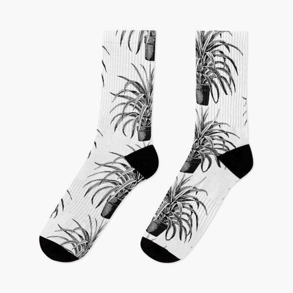 Item preview, Black and white plant artwork designed and sold by beefrancky.