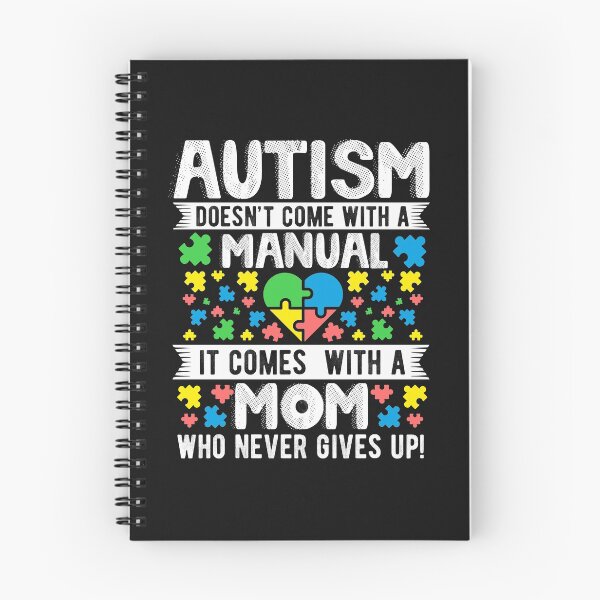 Item preview, Mom Autism Doesn't Come With A Manual It Comes With A Mom Who Never Gives Up Autism Awareness For Mama designed and sold by alenaz.