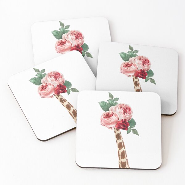 Item preview, Giraffe with flowers designed and sold by ESCAPZ.
