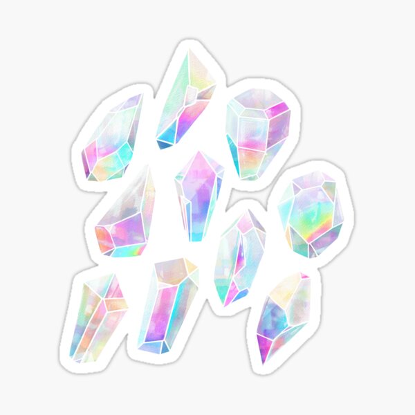Aura Polygons Sticker